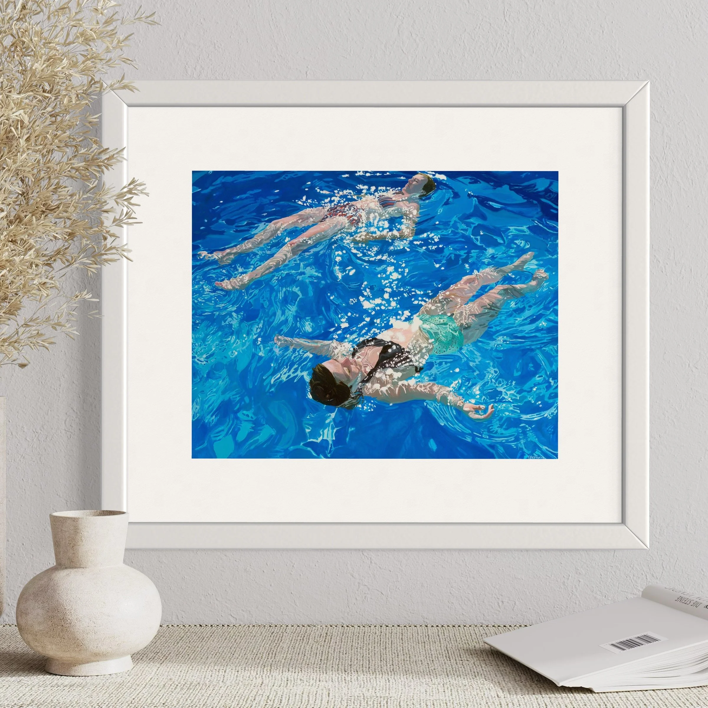 Weightless; timeless Art Print: Samantha French