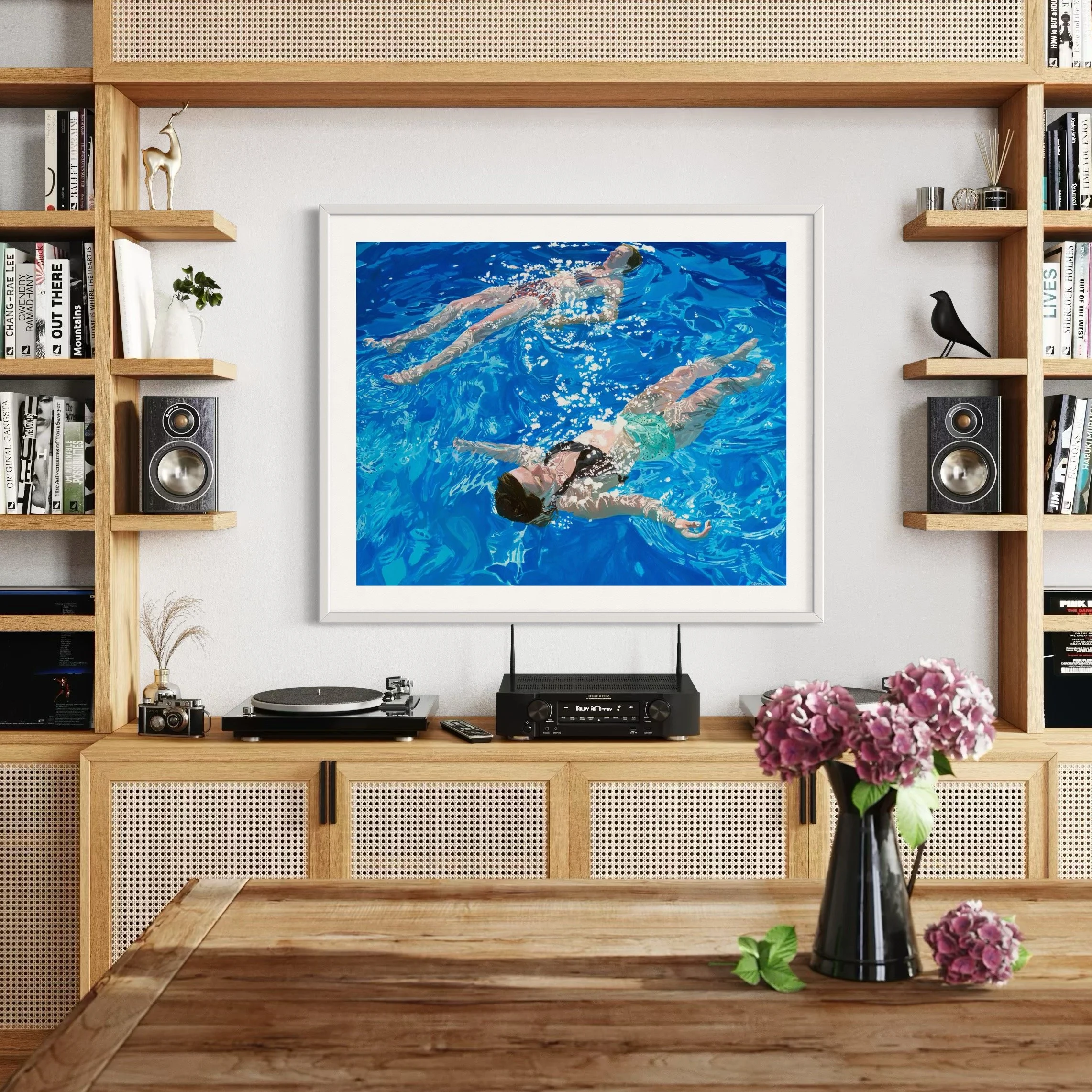 Weightless; timeless Art Print: Samantha French
