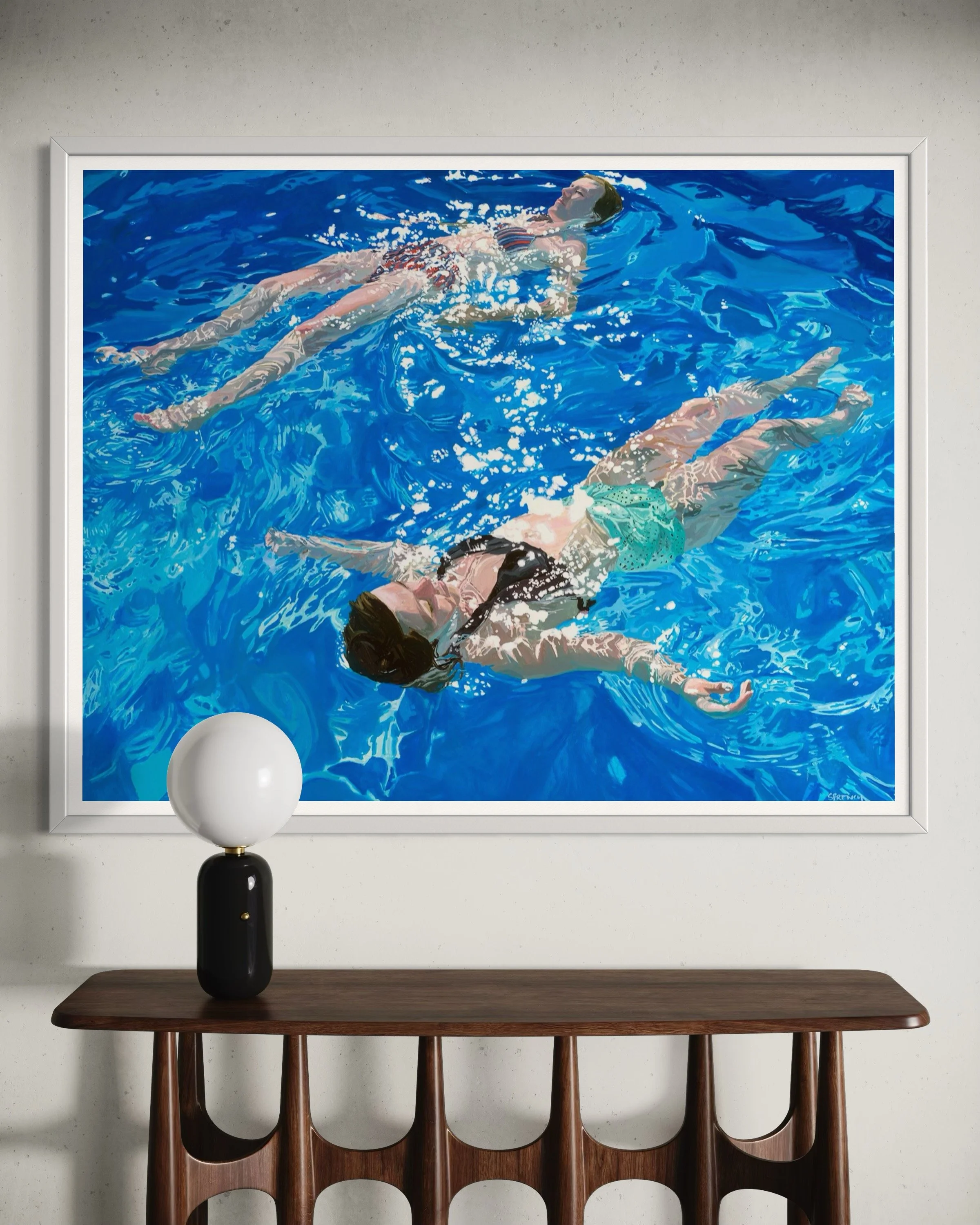 Weightless; timeless Art Print: Samantha French