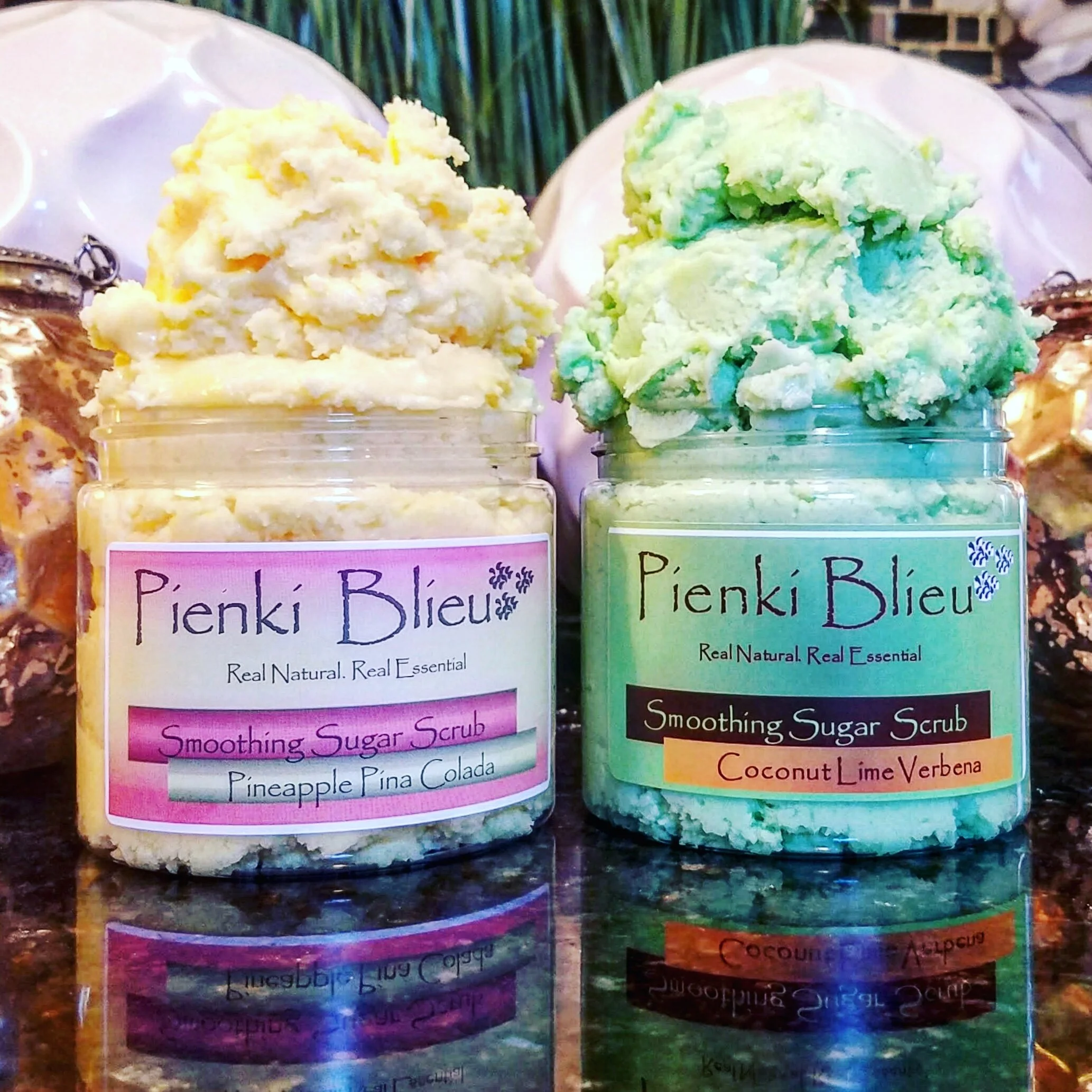 Coconut Lime Verbena and Pineapple Pina Colada Whipped Soap Smoothie 