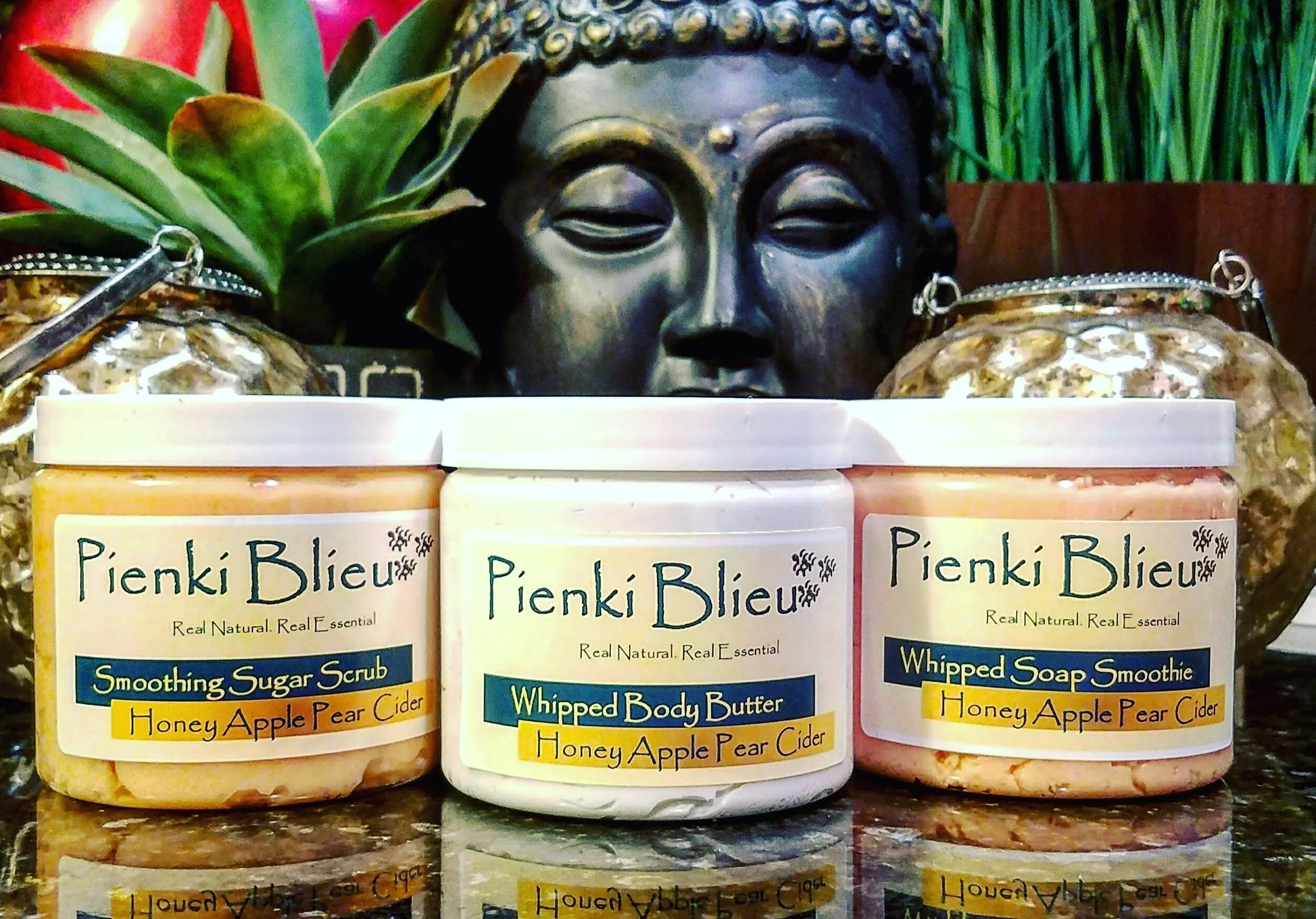 Honey Apple Pear Cider Whipped Body Butter,  Sugar Scrub and Whipped Soap Smoothie 