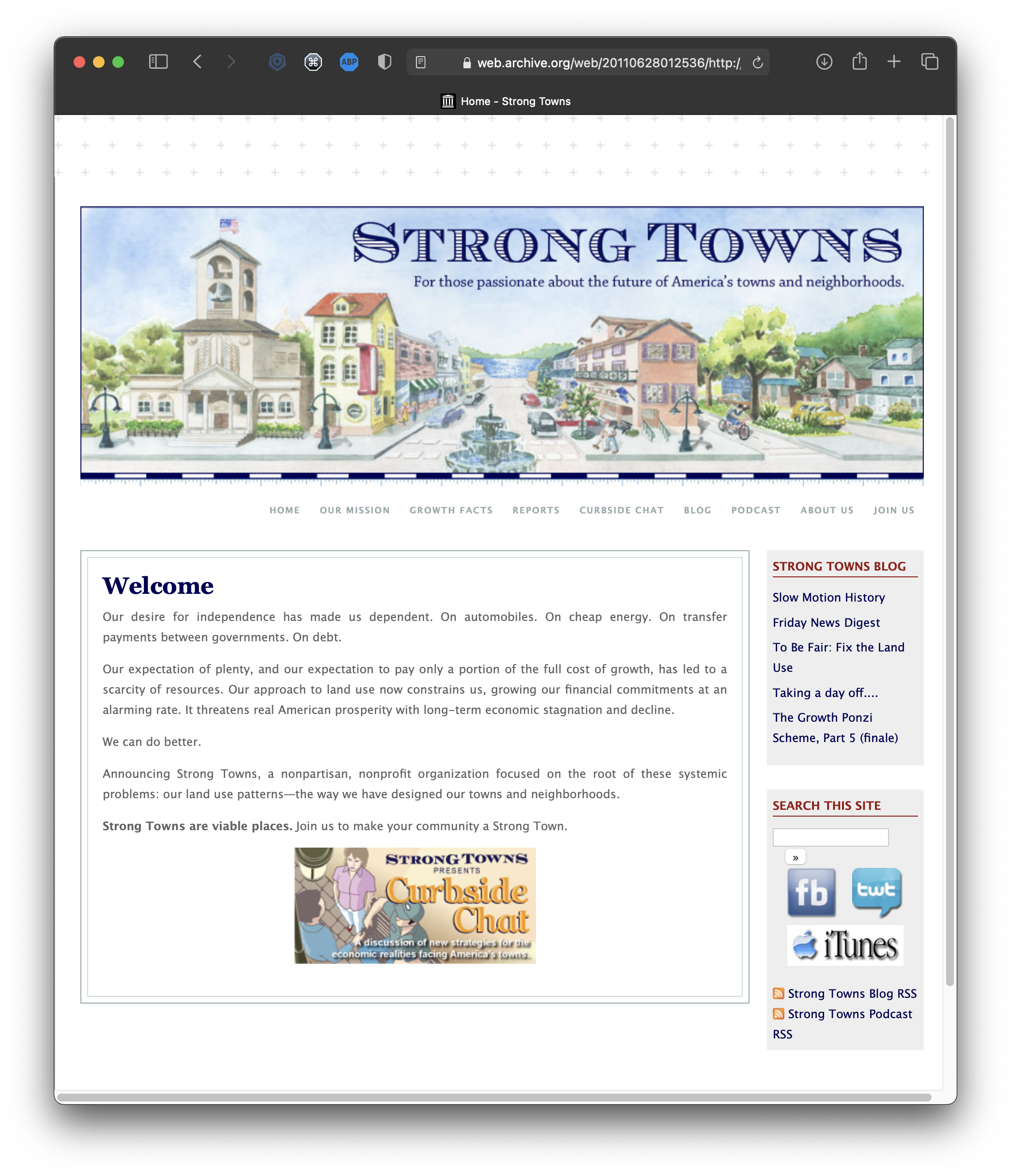 Strong Towns – circa. 2010ish