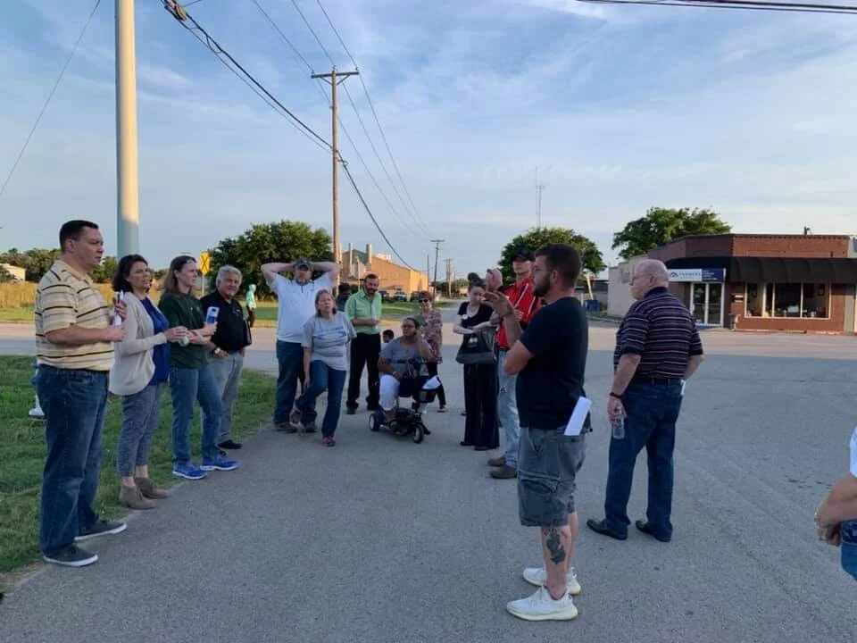 Part of the recovery process. Meeting people where they are. (A Verdunity Walkshop)