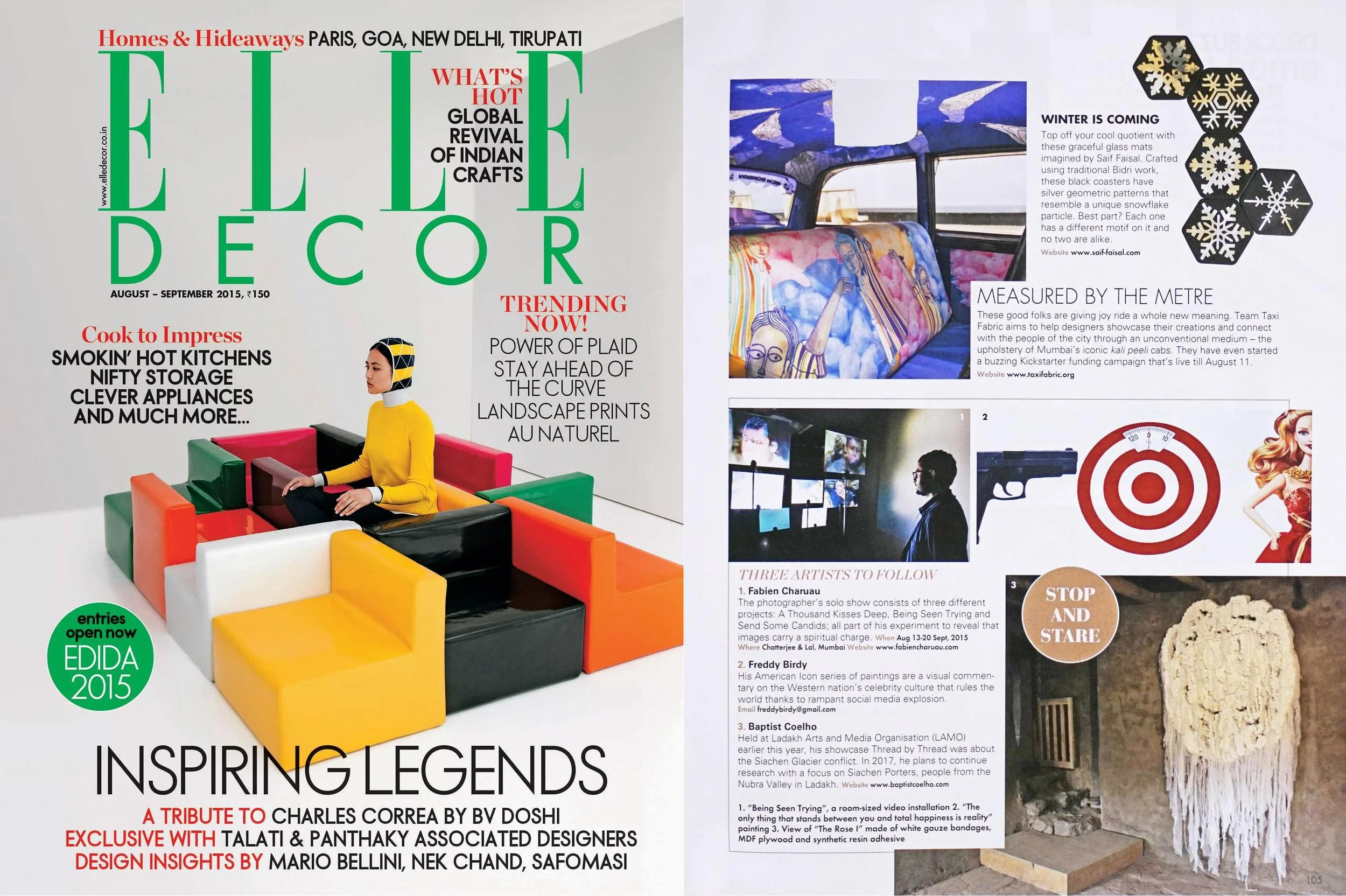 ELLE DECOR August-September 2015
