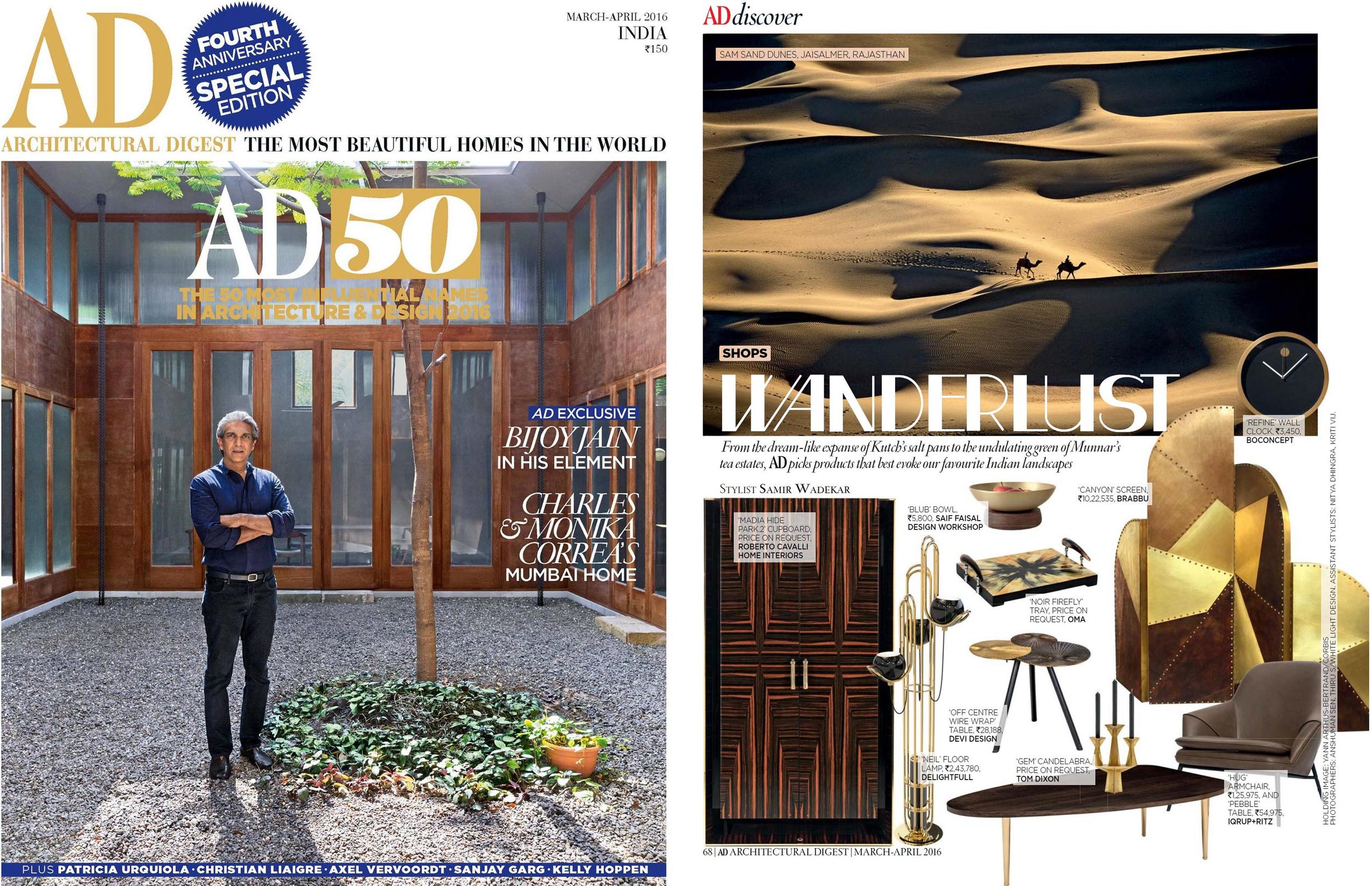 ARCHITECTURAL DIGEST Mar-Apr 2015