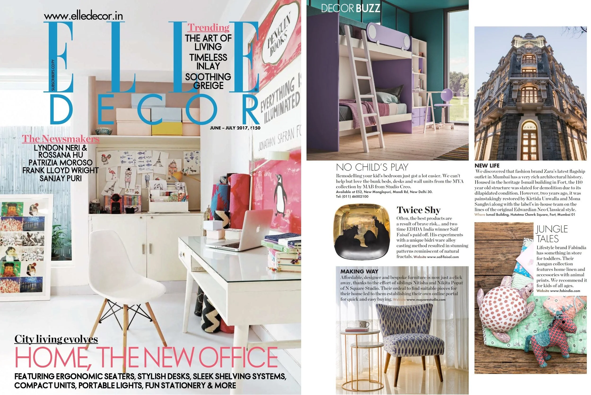 ELLE DECOR JUNE JULY 2017