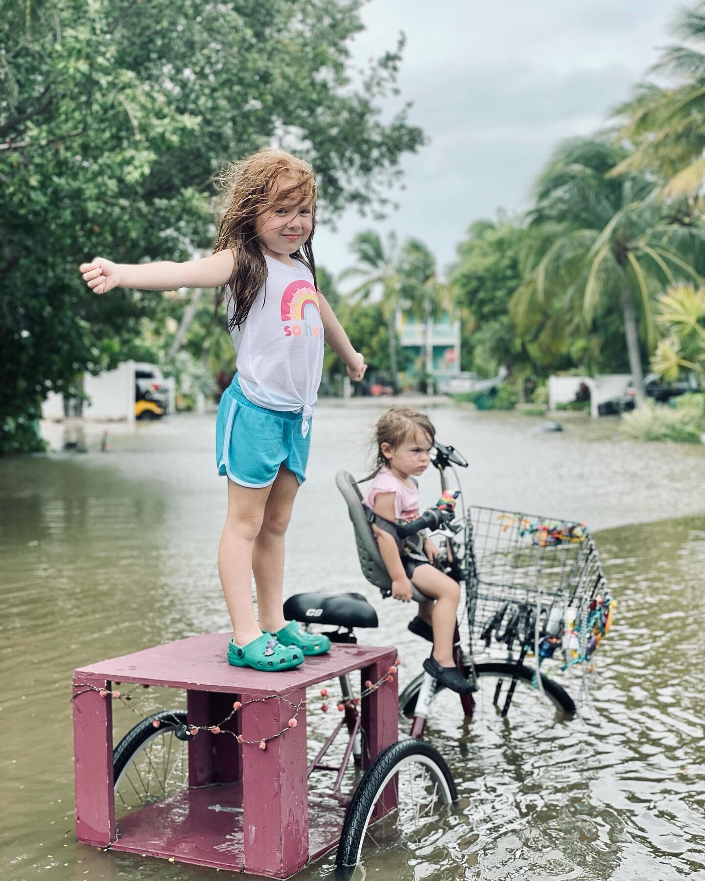 Obligatory post-storm, family bike ride. 
&bull;
&bull;
&bull;
&bull;
#storm #ocean #florida #rain #weather #waves #keywest #surf #keywestlife #islandlife #photography #tropicalstorm #stormy #thekeys #floridakeys #keywestflorida #summer #southernmost