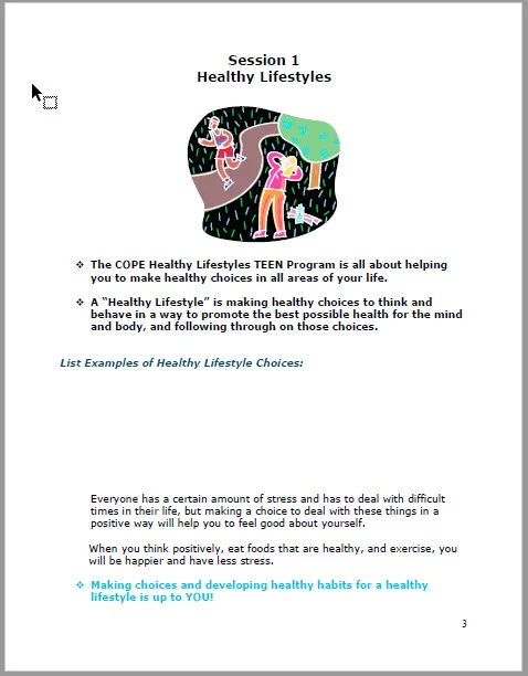 15-Session TEEN Student Manual