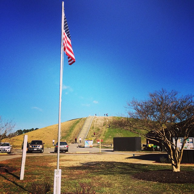Some very excited kids today at Mt Trashmore. Perfect day for kites.