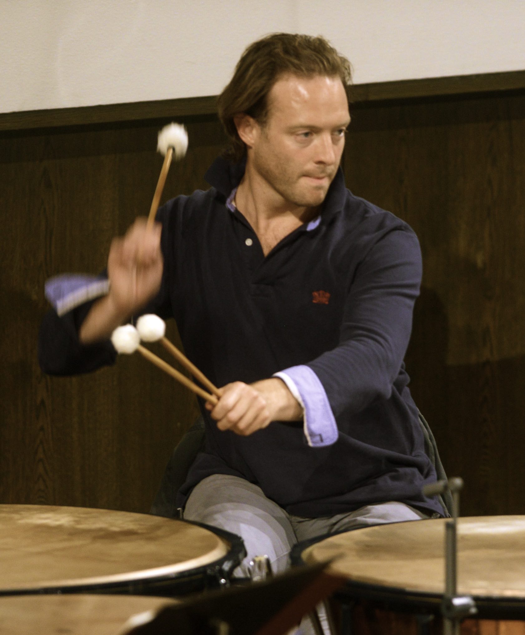 tom greenleaves is the principal timpanist of the gewandhausorchester and noted twitter celebrity . if you take/win the audition (see above) you can hang with him in leipzig and drink massive beers.
