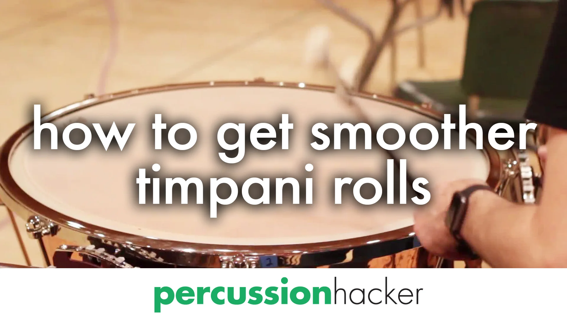 how to play a smooth timpani roll