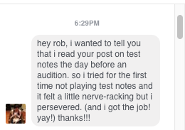 we get messages like this (see image) all the time!