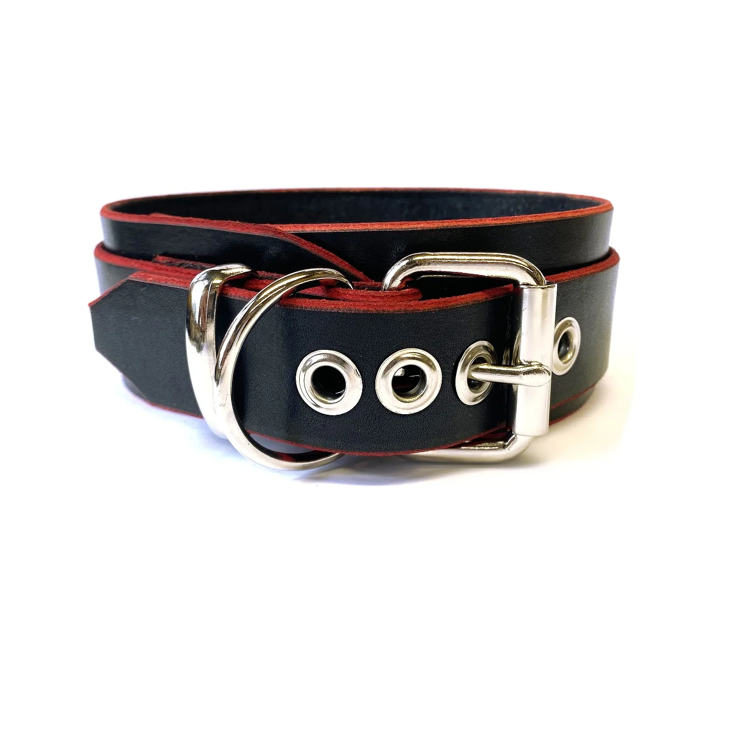 buckle view of bdsm collar