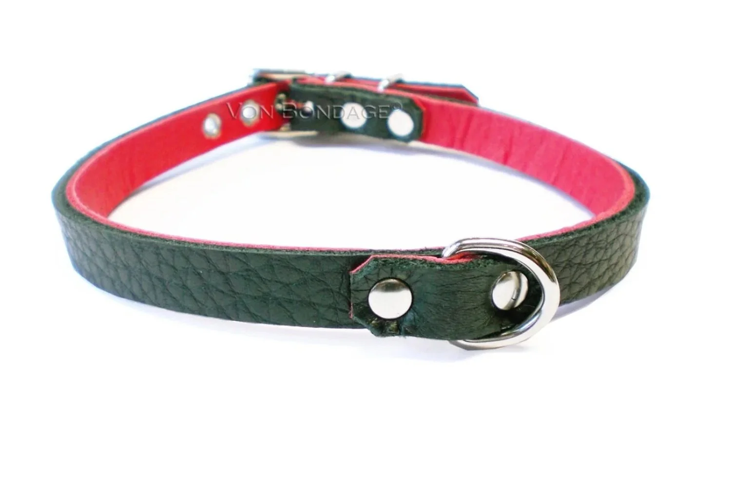 .5+Soft+Black+%26+Red+Discreet+BDSM+Day+Collar+with+Dee+Ring.jpg