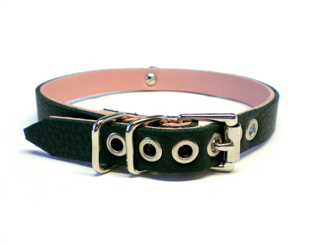 standard buckle - black w/pink inlay