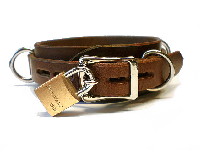 lockable buckle - brown bridle