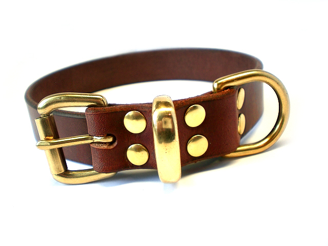 brown bridle - brass keeper