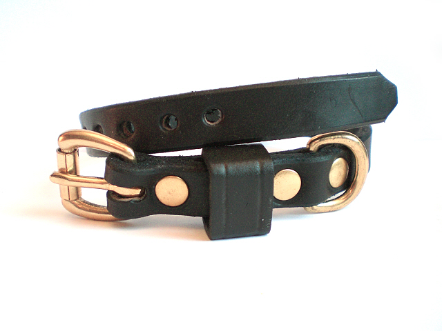 black bridle - leather keeper