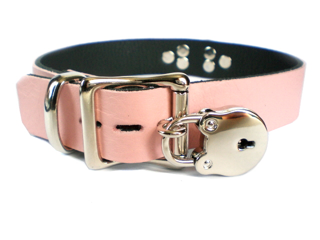 lockable w/padlock - baby pink