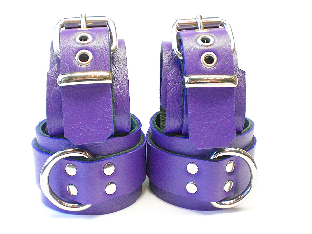electric purple (showing close-up of restraints)