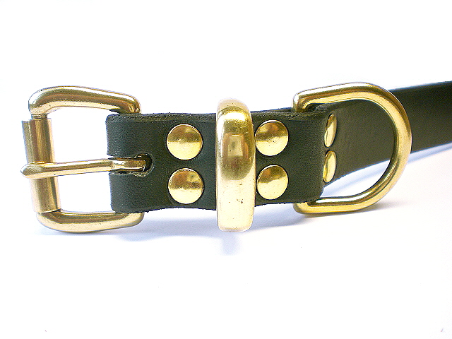black bridle - brass keeper