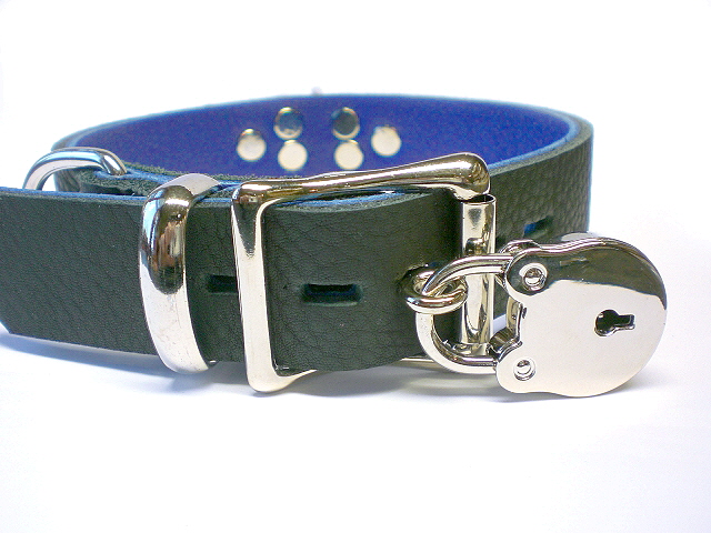 soft black w/blue inlay - lockable buckle
