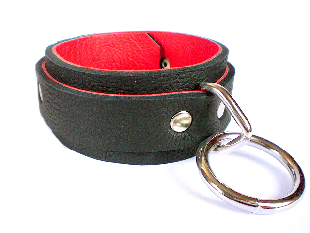 black bison w/red bullhide