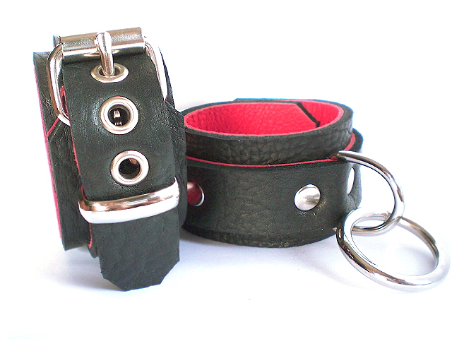 black bison w/red bullhide
