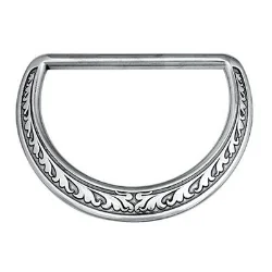 Horseshoe Brand floral dee ring