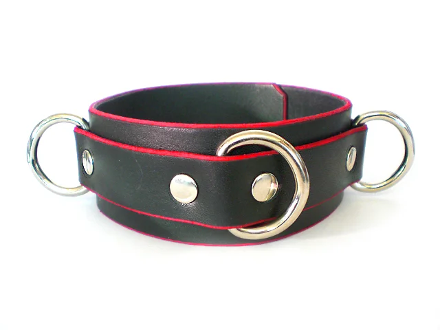 black w/red trim