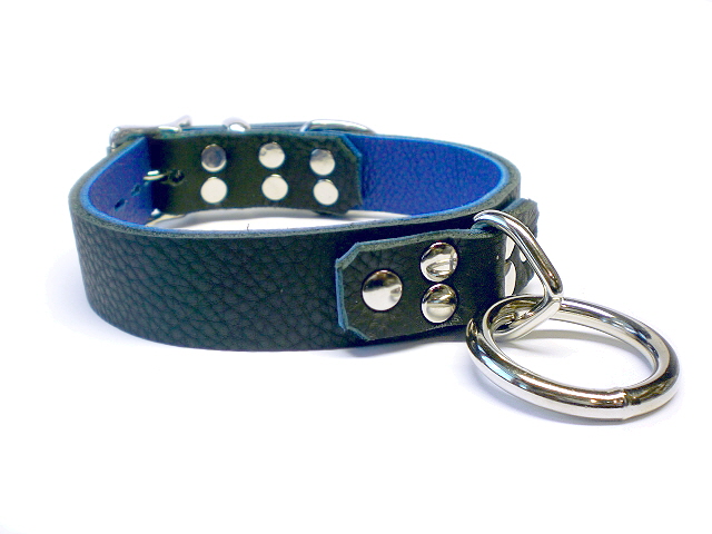 soft black w/blue inlay