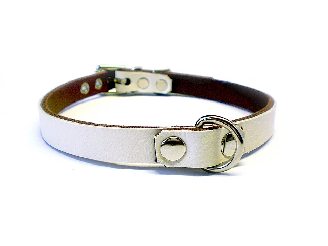 ivory white w/brown inlay