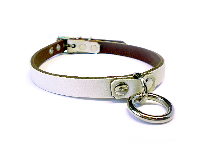 ivory white w/brown inlay