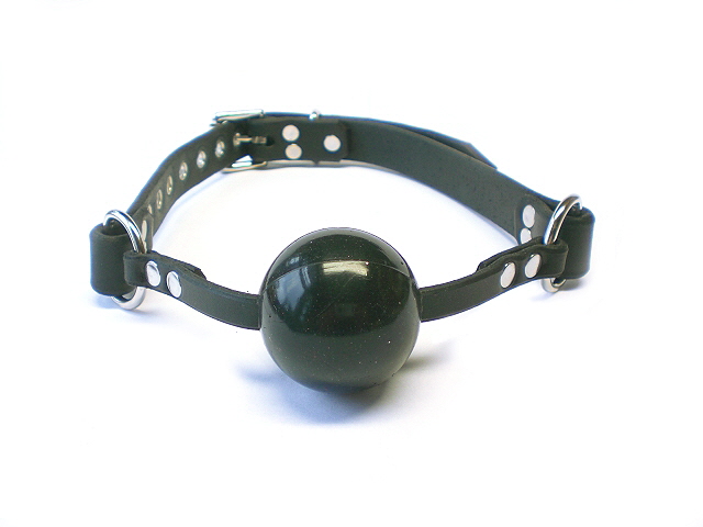 black bridle - black ball
