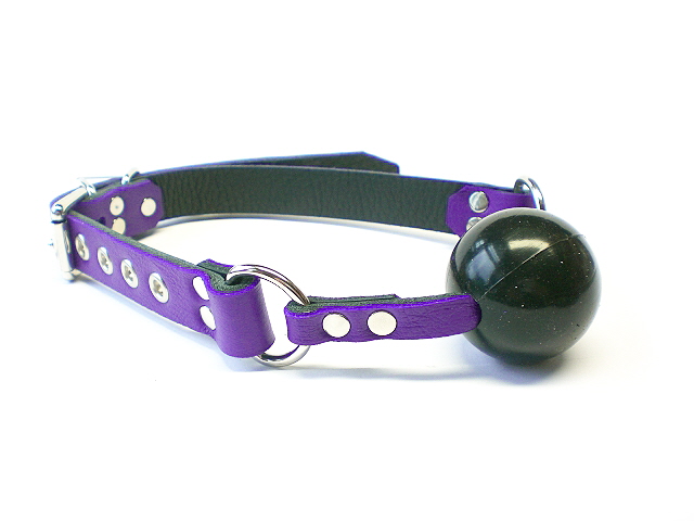 electric purple - black ball