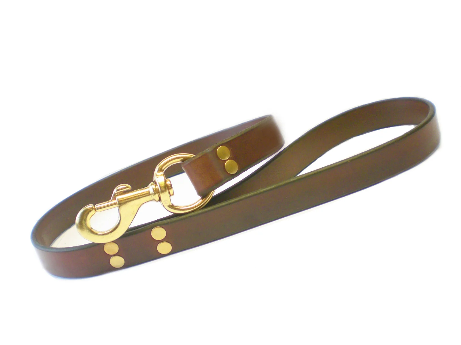 brown bridle w/solid brass hardware