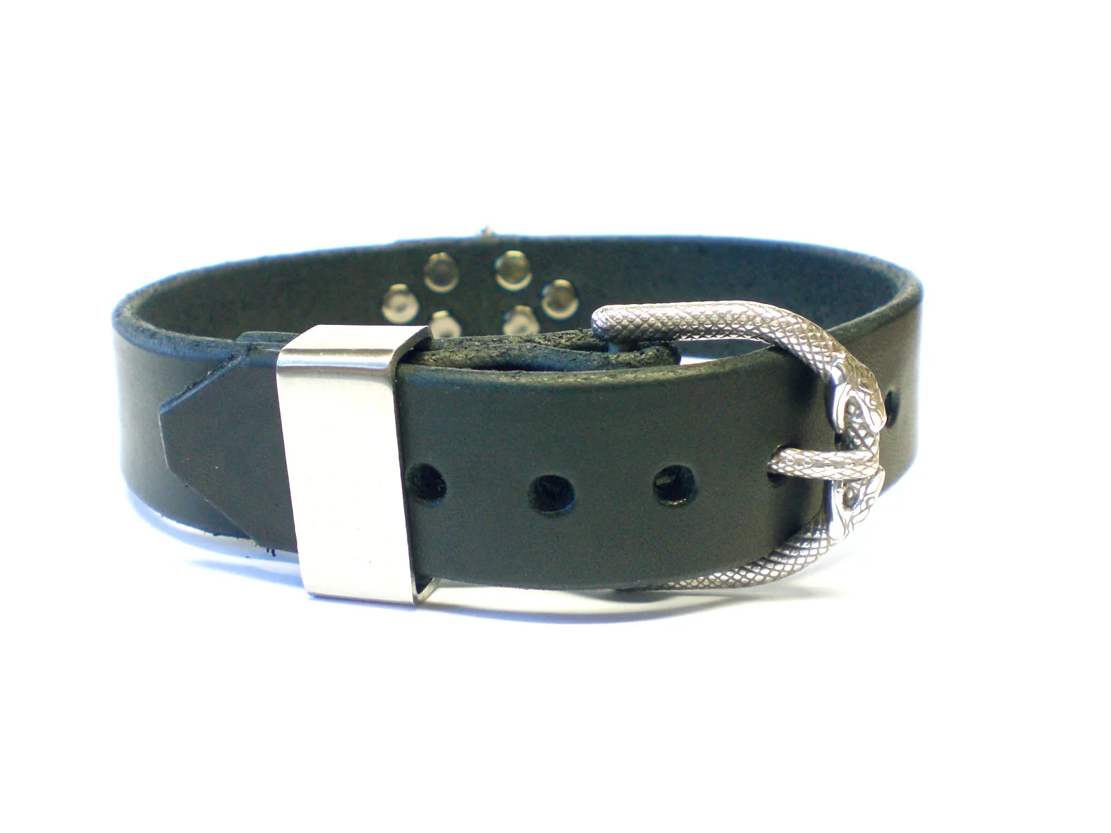snake buckle - stainless steel keeper