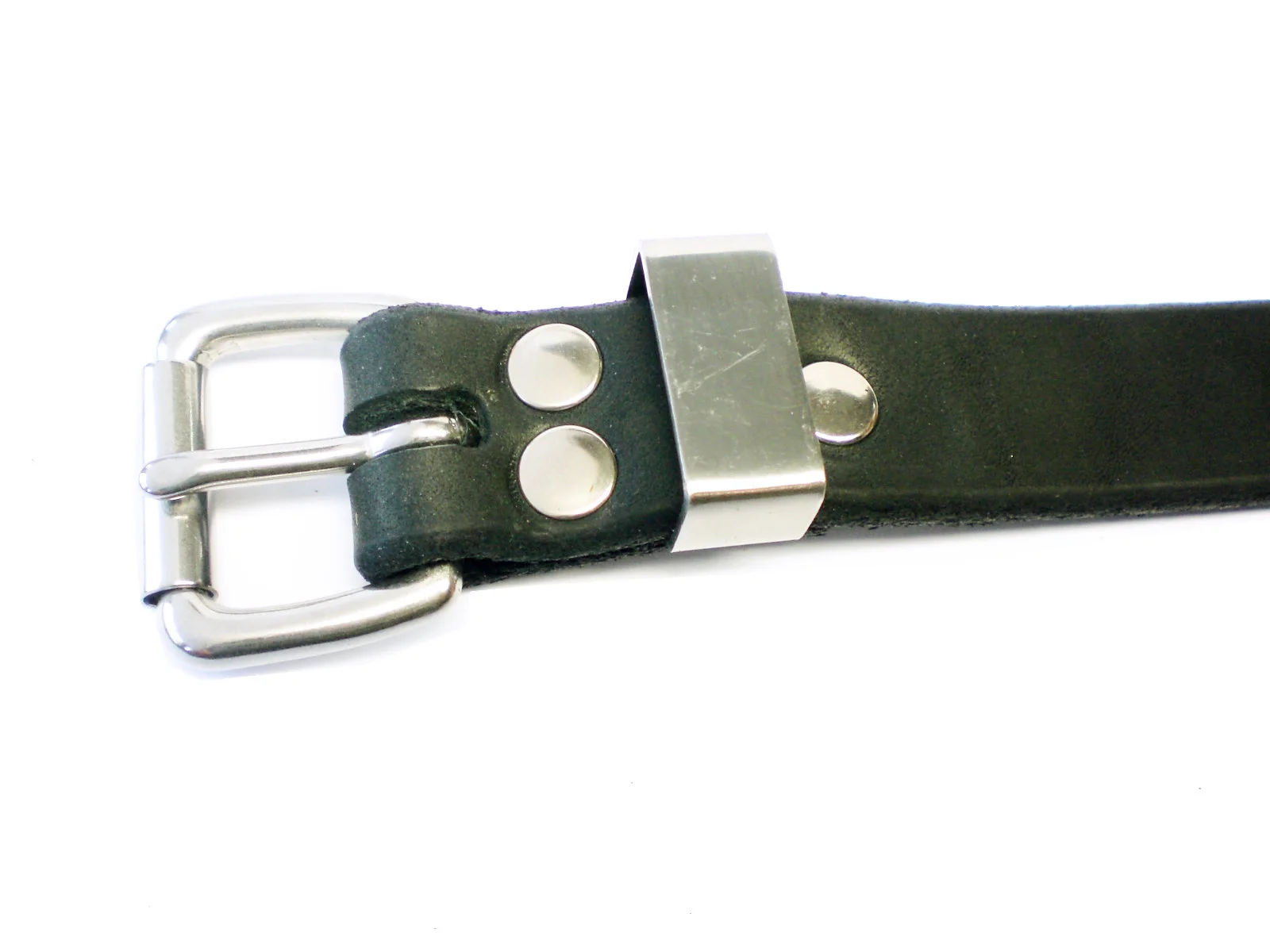 stainless steel buckle & keeper