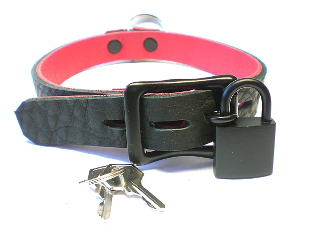 black lockable w/padlock
