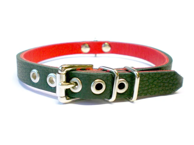 standard buckle - black w/red inlay