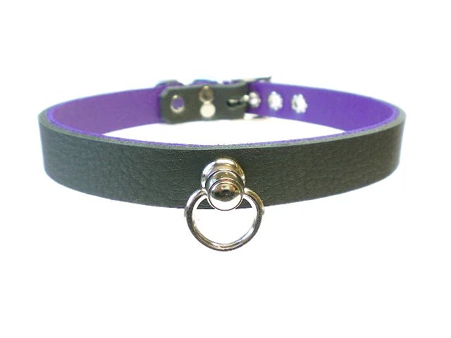 soft black w/purple inlay