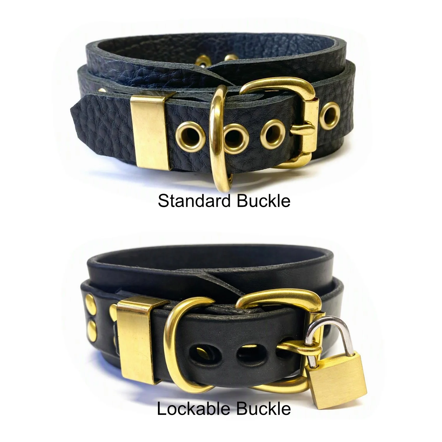 buckle options for bdsm collar