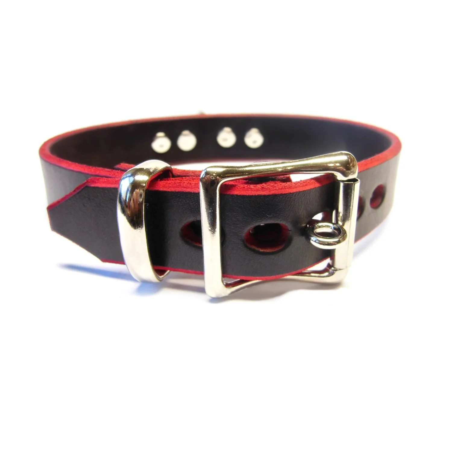 lockable buckle on bdsm collar