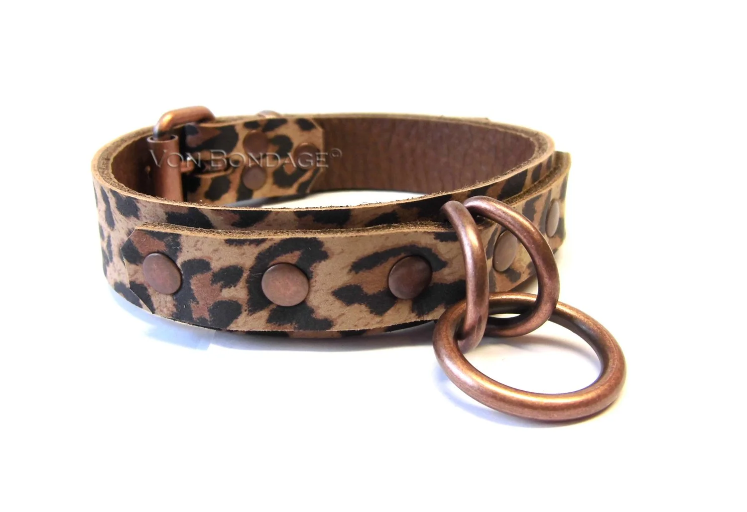 1 Leopard BDSM Collar with Copper O-ring.jpg