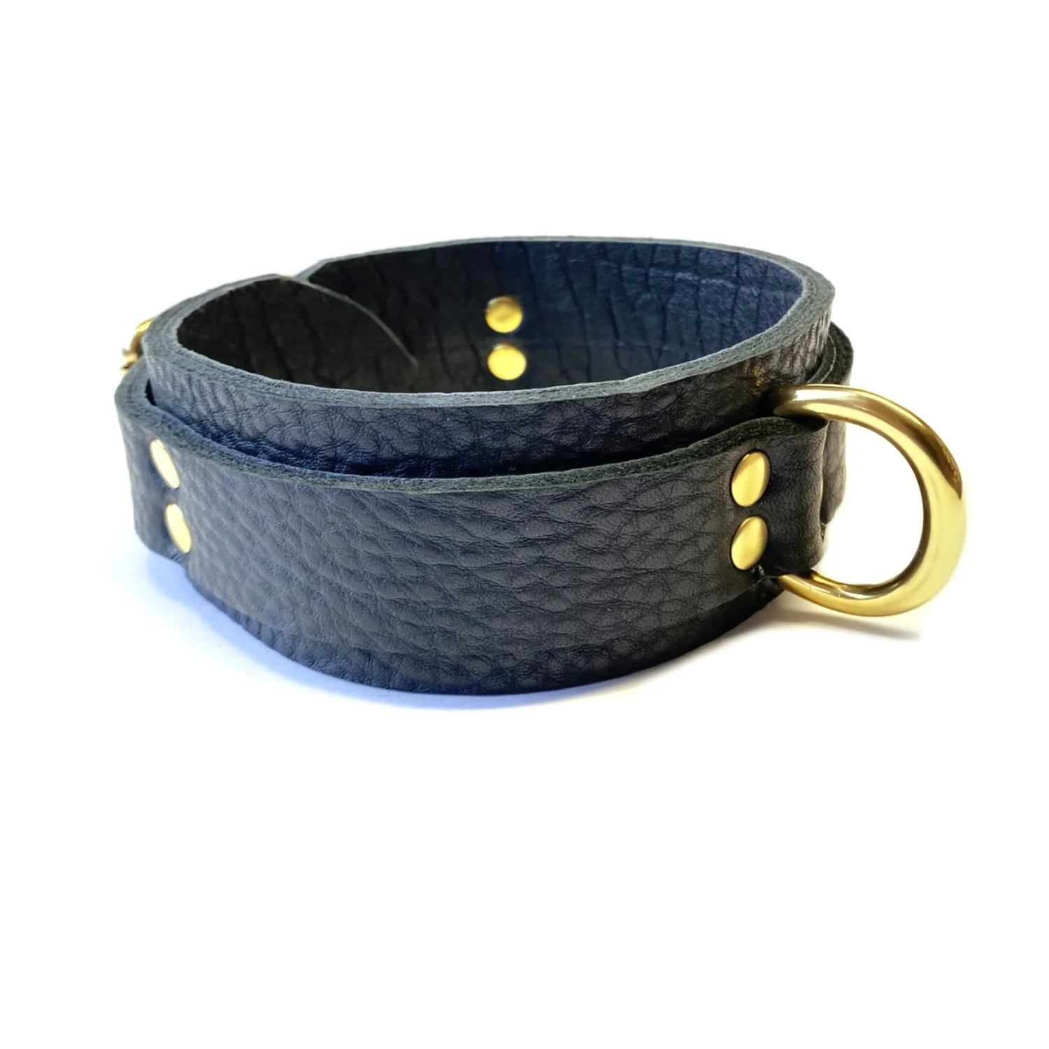 1.75 Bullhide Bison Leather BDSM Collar with Brass Dee Ring.jpg
