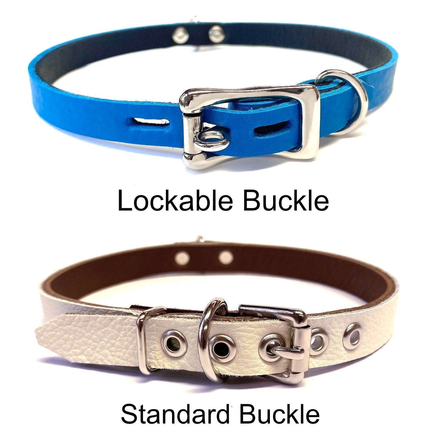 buckle options for day collar