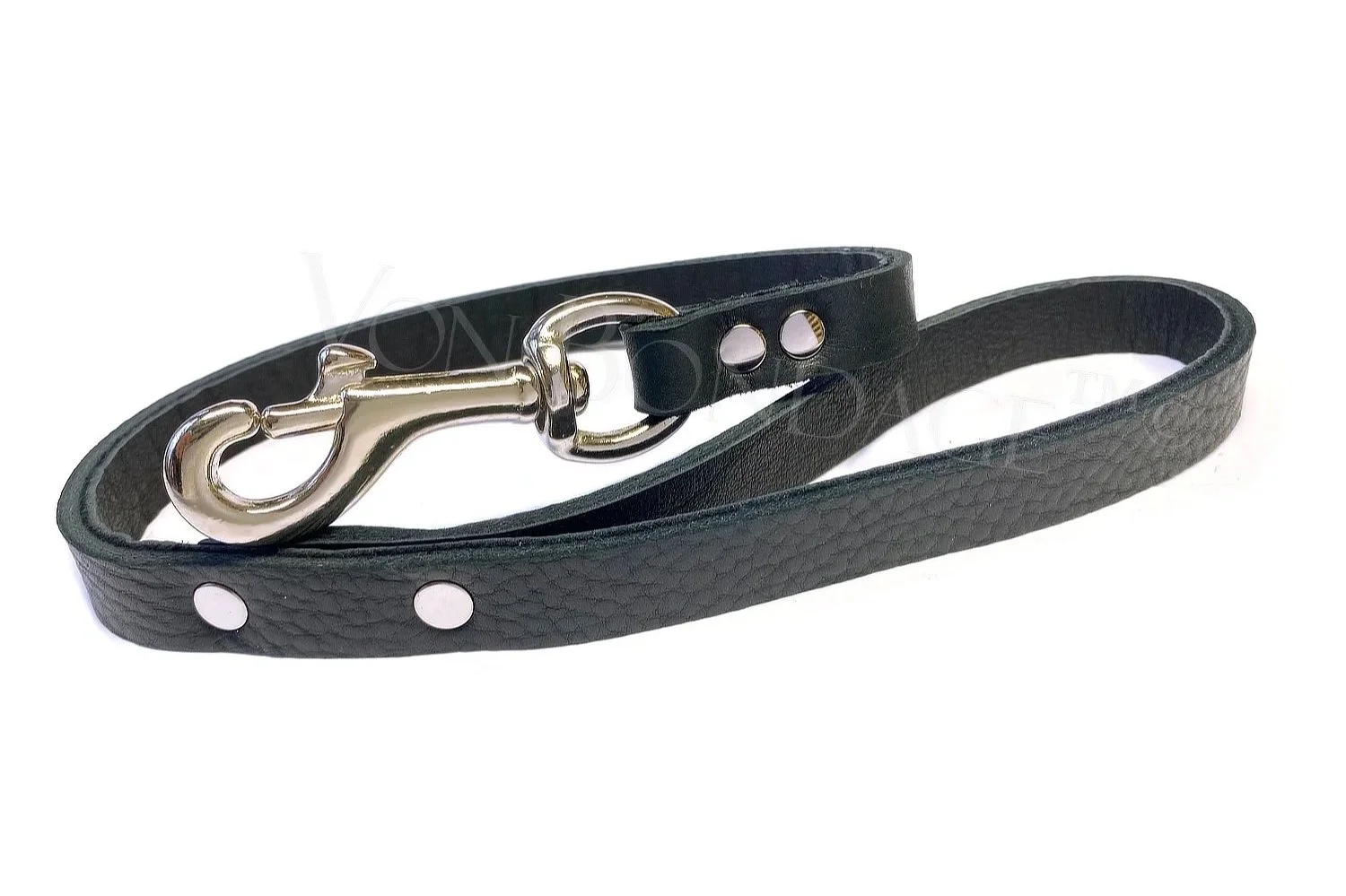 Bison Bullhide Leather Bondage Leash 5/8