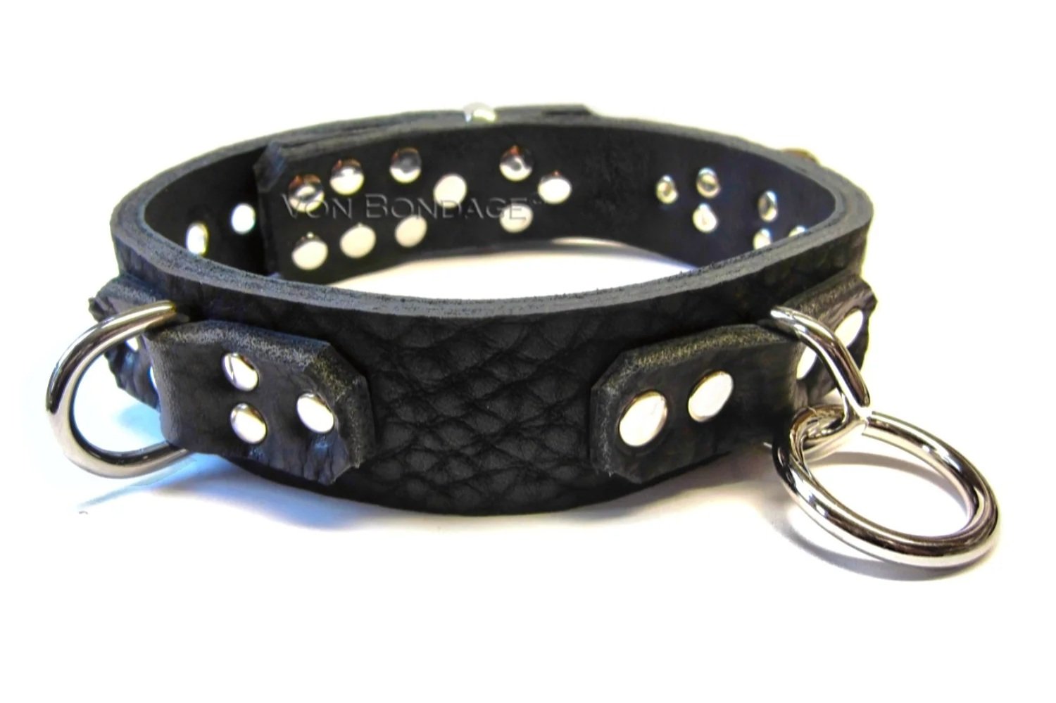 1.25+Black+Bullhide+and+Bison+Leather+Lockable+Bondage+Collar+with+Bondage+Ring+and+2+Small+Dees.jpg