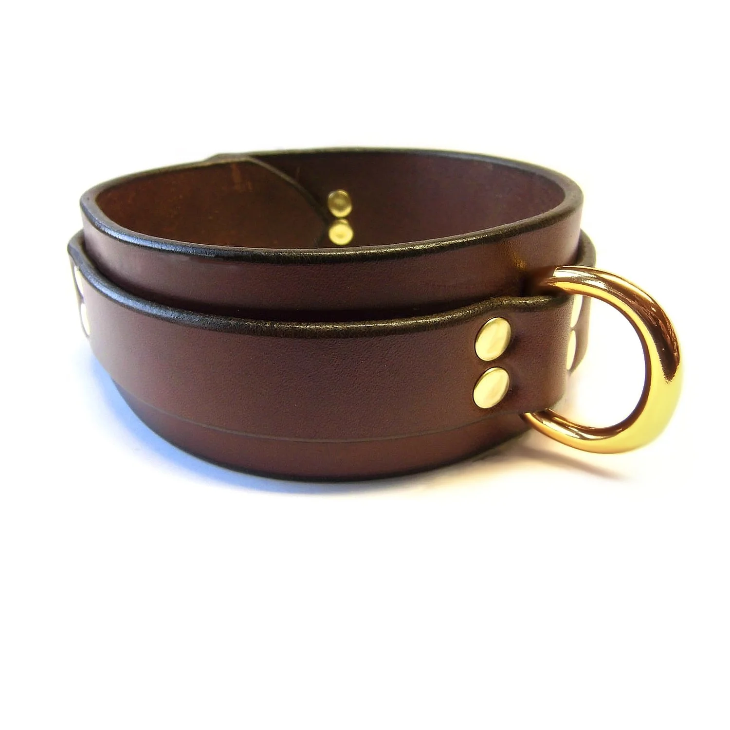 1.75 Brown Leather BDSM Collar 1in D-ring 1.75.jpg