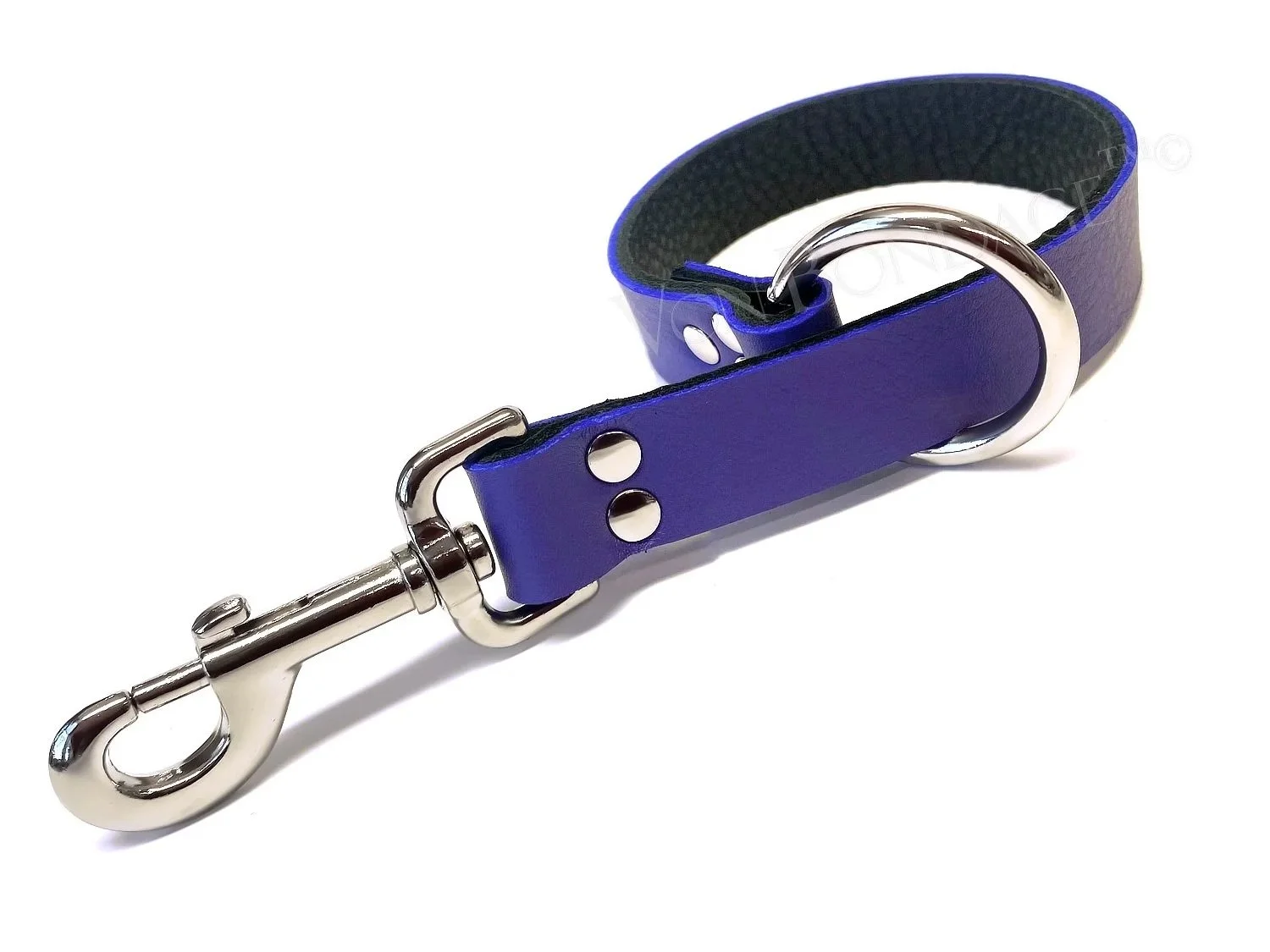 Purple Leather Bedpost Restraints Strap